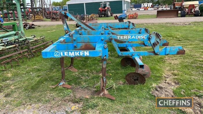 Lemken Terradisc Cultivator c/w 2no. row of legs, discs, crumbler roller