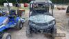 2012 John Deere SSOS4XUV Gator c/w tow bar, front winch, rear winch, tipping bed