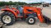 Kioti EX40 32.1hpp 4wd Tractor c/w loader, bucket. Registration Document in office Hours: approx 2000 Reg. No. Q220 PCY Ser. No. GS0900010 - 3