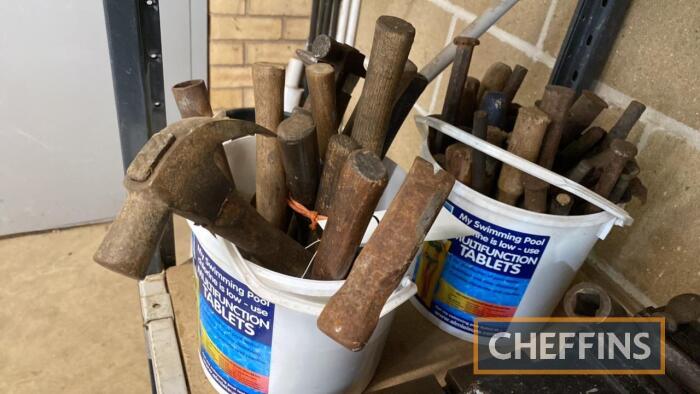 2no. Tubs of Hammers & Chisels UNRESERVED LOT