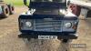 2004 LAND ROVER Defender 90 2495cc TD5 Reg. No. DA54 OJV Chassis No. SALLDVA575A689524 Owned by the vendor since 2006 and reported to be showing 102,000 miles. The vendor states that the Land Rover carries a current MOT until December 2022 and reported to - 2