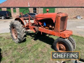 ALLIS-CHALMERS WC 4cylinder petrol/paraffin TRACTOR Serial No. WC123825 An unfinished restoration project, engine turns with compression
