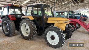 1985 MARSHALL 604 4wd diesel TRACTOR Reg No. C170 BDL Serial No. 604SQM52401B Fitted with Explorer cab and showing just 2,226 hours