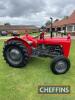 1963 MASSEY FERGUSON 35X 3cylinder diesel TRACTOR Reg. No. 6366 WF Serial No. SNMY302651 Described as being in very good condition - 3