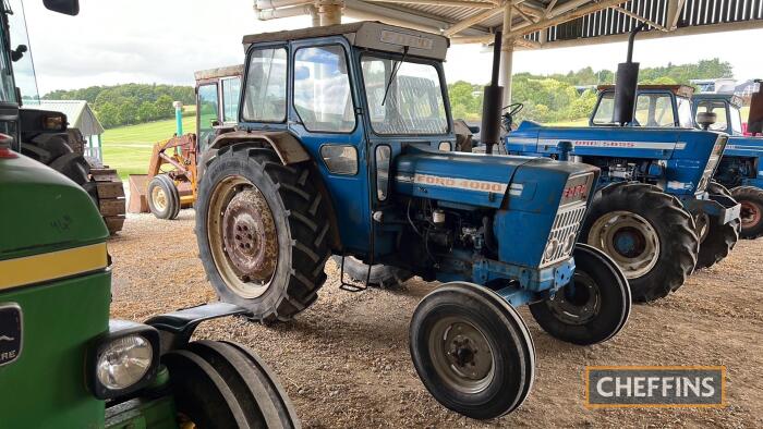 1975 FORD 4000 diesel TRACTOR Reg. No. JHN 871N Serial No. 953630 In good ex-farm condition