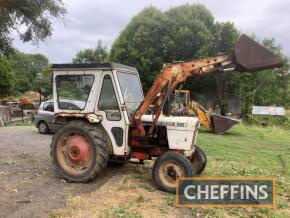 DAVID BROWN 885 3cylinder diesel TRACTOR Reg. No. LDN 444N (expired) Fitted with David Brown loader. The vendor reports, it came from a previous owner of 38 years on a small holding