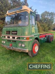 ERF A Series 6x4 diesel RIGID LORRY Cab finished in green. Fitted with Gardner 150 engine. Reg No DTE 318J