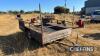 Wooden car trailer