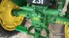 1944 John Deere Model A 2cylinder TRACTOR Reg. No. UXS 231 Serial No. A526842 This row-crop tractor is an older restoration and reported to be running very well - 6