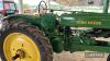 1944 John Deere Model A 2cylinder TRACTOR Reg. No. UXS 231 Serial No. A526842 This row-crop tractor is an older restoration and reported to be running very well - 15