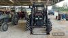 1997 MASSEY FERGUSON 372 4cylinder diesel 4wd TRACTOR Reg. No. P572 BFV Serial No. 9138F09213 Fitted with Stoll Robust F8 loader and showing 4,961 hours - 2