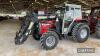 1997 MASSEY FERGUSON 372 4cylinder diesel 4wd TRACTOR Reg. No. P572 BFV Serial No. 9138F09213 Fitted with Stoll Robust F8 loader and showing 4,961 hours - 3