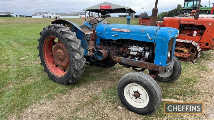 FORDSON Super Major 4cylinder diesel TRACTOR Reg. No. UCT 121 Serial No. TBC