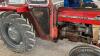 1978 MASSEY FERGUSON 135 3cylinder diesel TRACTOR Reg. No. WYG 209S Serial No. 471734 A one owner from new tractor, fitted with Duncan cab and showing just 2,389 hours - 15