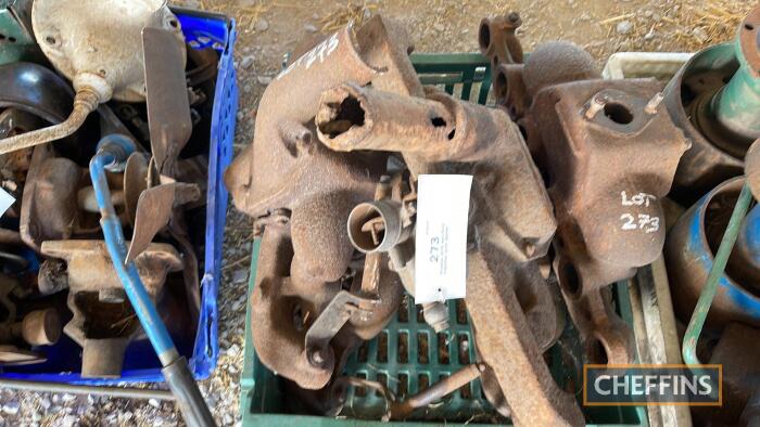 Fordson E27N manifold, together with spares