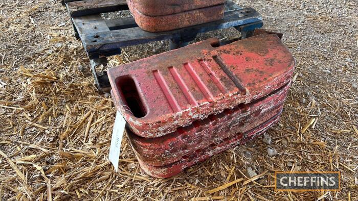 4no. Massey Ferguson 65 weights