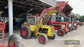 INTERNATIONAL HARVESTER 3434 4cylinder diesel TRACTOR Fitted with front loader and rear compressor. Non-runner