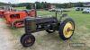 1939 JOHN DEERE Model H 2cylinder petrol TRACTOR Serial No. H2827 Stated by the vendor to be in original condition, with new tyres fitted - 21