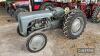 1954 FERGUSON TEF-20 4cylinder diesel TRACTOR Reg. No. 109 YUB Serial No. TEF418612 Reported by the vendor to be a great runner and good starter. Fitted with Goodyear Diamond tyres all round - 10