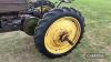 1939 JOHN DEERE Model H 2cylinder petrol TRACTOR Serial No. H2827 Stated by the vendor to be in original condition, with new tyres fitted - 13