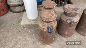 2no. milk churns