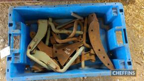 Box of Ferguson plough parts