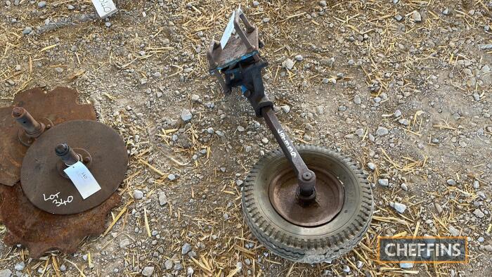 Ransomes TS90 plough depth wheel