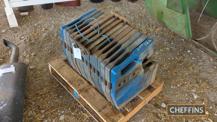 Set of Ford/New Holland tractor weights