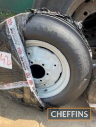 Pr. rims and 600x16 tyres, unused