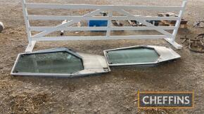 Matching pair of Massey Ferguson 600 cab doors, complete with glass etc.