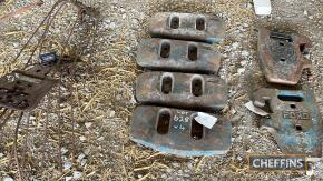 4no. Fordson front weights