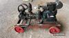 Stationary engine on trolley - 2