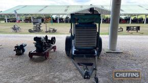 FORD 6cylinder engine 55kVA generator. Showing 531 hours. Ex-hospital backup