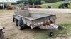 Ifor Williams twin axle trailer, 10ft x 5ft, together with tailgate ramp and hand winch - 2