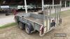 Ifor Williams twin axle trailer, 10ft x 5ft, together with tailgate ramp and hand winch - 7