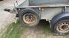 Ifor Williams twin axle trailer, 10ft x 5ft, together with tailgate ramp and hand winch - 9