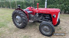 1964 MASSEY FERGUSON 35X Multipower 3cylinder diesel TRACTOR Reg. No. 594 XDE Serial No. SNMYW378225 An older restoration with new tyres all round