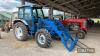 1989 FORD 6610 diesel TRACTOR Reg. No. F194 EYG Serial No. B73425 Fitted with front loader and showing 6780 hours