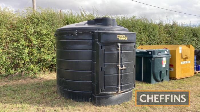 Tuffa Tank plastic bunded 6,000l fuel tank with pump and delivery hose