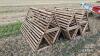 10no. triangular wooden aeration sections