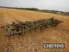 John Deere mounted folding cultivator with following tines and wheel eradicators, 6m