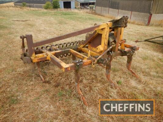 McConnel Shakaerator mounted 7leg cultivator with spiral roller, 3m Serial No. 19CL50