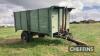 Long Humphreys & Co. Ltd single axle aluminium bodied tipping trailer