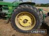 JOHN DEERE 4020 4wd TRACTOR Fitted with 3no. front weights and on 480/70R38 rear and 12.5-24 front wheels and tryes Serial No. TBC - 6