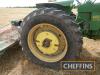 JOHN DEERE 4020 4wd TRACTOR Fitted with 3no. front weights and on 480/70R38 rear and 12.5-24 front wheels and tryes Serial No. TBC - 12