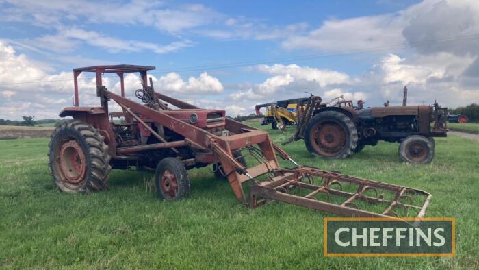 MASSEY FERGUSON 175 Multi-Power 2wd TRACTOR Fitted with Farmhand HE 104B front loader. On farm from new Reg. No. FBW 806C (expired) Hours: 1,092 showing