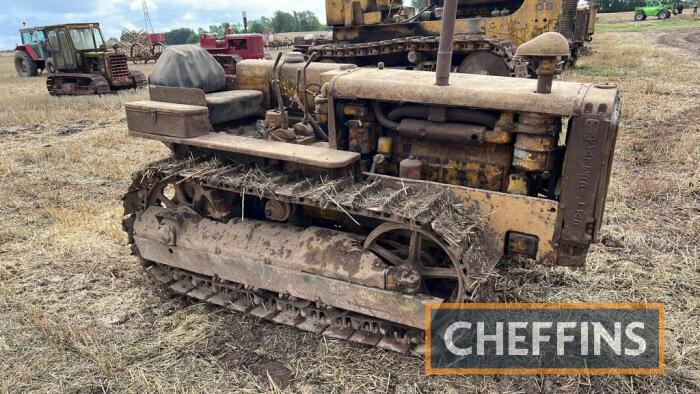 1949 CATERPILLAR D4 diesel CRAWLER TRACTOR Fitted with narrow gauge tracks and Donkey start