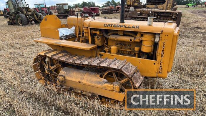 CATERPILLAR D2 diesel CRAWLER TRACTOR Fitted with narrow gauge tracks and Donkey engine start Serial No. 6J4921SP Engine No. 4J3355P