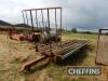 Tandem axle flatbed trailer on 11.5/80-15.3 wheels and tyres (no floor), c.28ft - 3