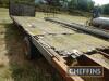 Single axle flatbed trailer on 8.25R15 wheels and tyres (no floor), c.26ft - 5